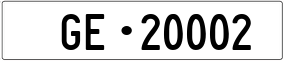 Truck License Plate